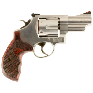 Smith & Wesson Smith & Wesson 150715 629 Deluxe 44 Rem Mag 6rd 3" Stainless Steel Textured Wood Grip - $1058.94 at Firearms Depot 