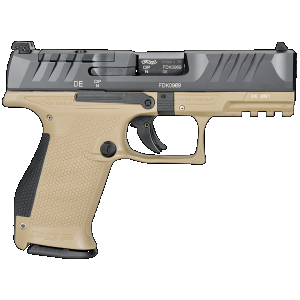 Walther Walther PDP 9mm, 4" Barrel, 15rd, Black Slide/Tan Frame, Adjustable Rear Sight, Optics Ready - $649.00 at Firearms Depot 