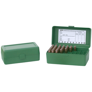 Mtm Ammo Box Wsm & .45/70 - 50-rounds Flip Top Style Green