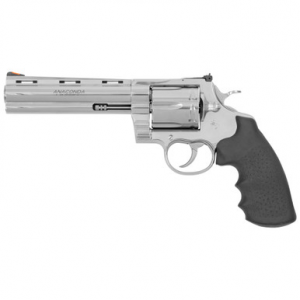 Colt's Manufacturing, Anaconda, 44 Magnum, 6" Barrel, 6Rd, Semi-Bright Stainless Finish, Hogue Grip, Revolver