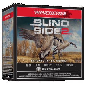 Winchester Blind Side 12 GA, 3in. 1-3/8oz. BB Shot - 10 Rounds [MPN: XBS123BB]