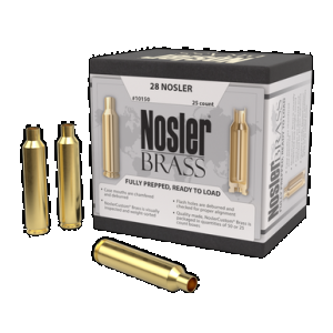 Nosler Brass, Nos 10150 Custom Brass 28 Nosler 25
