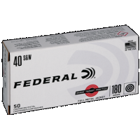 Federal Range and Target .40 S&W, 180gr, FMJ - 50 Rounds [MPN: RTP40180]