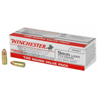 Winchester 9MM, 115gr, FMJ - 100 Rounds [MPN: USA9MMVPY] (20892231771)