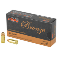PMC Bronze .32 ACP, 60gr, JHP - 50 Rounds