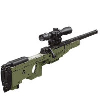 CampCo Building Block Rifle 1491 Pieces OD Green/ Black