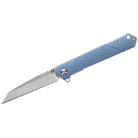 SCHRADE DELTA CLASS INERT FLIPPER KNIFE 3.25" AUS-10 SATIN WHARNCLIFFE BLADE