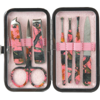 Rivers Edge Womens 7-piece - Manicure Set Pink Camo