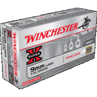 Winchester Super-X 9MM, 115gr, BEB - 50 rounds [MPN: WC91]