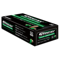 Ammo Inc Streak .380 ACP, 100gr, TMC - 50 Rounds [MPN: 380100TMCSTRKGRN50]