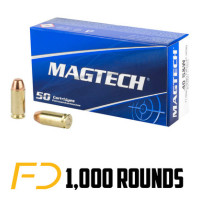 Magtech .40 S&W, 180gr, FMC - 1000 Rounds - Free Shipping