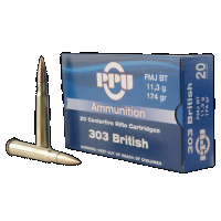 PPU Standard Rifle .303 BRITISH, 174gr, FMJ - 20 Rounds [MPN: PP303F]