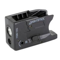 Nightstick TSM-15G Subcompact Weapon Light For S&W M&P Shield 150 Lumen LED Light Green Laser Aluminum Black