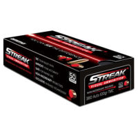 Ammo Inc Streak .380 ACP, 100gr, TMC - 50 Rounds [MPN: 380100TMCSTRKRED50]