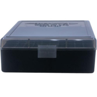 Berry's 003 Ammo Box .38/.357 100 Round Polymer Smoke/Black