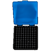 Berrys Ammo Box, Berrys 83500 Ammo Box .22lr 100rd Blu/bk