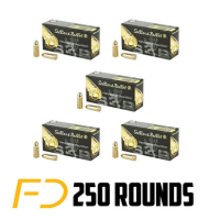 Sellier & Bellot 9MM, 124gr, FMJ - 250 Rounds