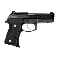 Beretta 92 Elite Langdon Tactical Tech Compact 9mm Luger Semi Auto Pistol 4.25" Stainless Barrel 15 Rounds LTT Trigger Job G 10 Grip Black Finish