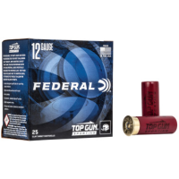 Federal Top Gun 12 GA, 2-3/4in. 1oz. #8 Shot - 25 Rounds [MPN: TGS1288] (604544646474)