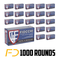 Fiocchi Training Dynamics 9MM, 124gr, FMJ - 1000 Rounds (Case)