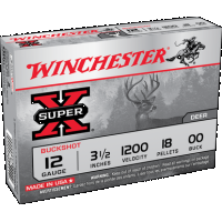 Winchester Super-X 12 GA, 2-3/4in. 9 Pellet 00 Buckshot - 15 Rounds [MPN: XB1200VP]