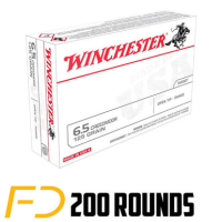 Winchester USA 6.5 Creedmoor, 125gr, Open Tip - 200 Rounds (10 boxes of 20 rnds)