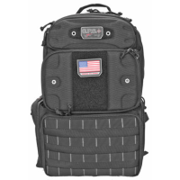 GPS Tactical Range Backpack Tall-Holds 4 Handguns-Black