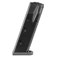 Mec-Gar EAA Witness Small Frame 9mm Magazine 17 Rounds Steel Black MGWIT9SFAFC