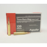 Aguila Interlock 7MM REM MAG, 139gr, BSP [MPN: 8108AG] - 20 rounds