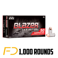 Blazer Ammunition .45 ACP, 230gr, FMJ - 1000 Rounds (20 boxes of 50) [MPN: 3570]