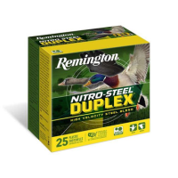 REMINGTON AMMUNITION NITROSTEEL DUPLEX 12 GA 3in. 1 1/4oz. #2/4 Shot 25 rounds