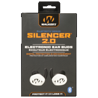 Walkers Game Ear Silencer 2.0 Wlkr Gwp-slcr2-bt-wht Bt White