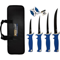 Accusharp 6-piece Fillet Knife - Kit W/sharpener & Zip Case