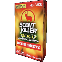 Wildlife Research Scent Killer Gold Wild 1283 Sk Golden Autumn Dryer Sheet 40pack