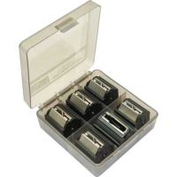 Mtm 10/22 Rotary Mag Storage - Case Holds 6 Mags Smoke