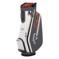 Callaway 2024 Chev 14 Golf Cart Bag White Charcoal Orange
