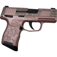 Sig Sauer "Gun & Roses" P365 Optic Ready Handgun 9mm Luger 10rd Magazines(2) 3.1" Barrel X RAY 3 Sights Manual Safety