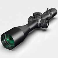 Swampfox Warhawk 525x56 Rifle Scope FFP Sharpshooter MIL Reticle Black