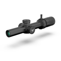 Swampfox Arrowhead Series LPVO Rifle Scope 16x24 30mm SFP IR Guerrilla Dot Red MIL Illum