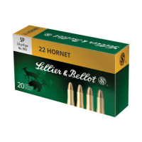 Sellier & Bellot .22 HORNET, 45gr, SP - 20 Rounds [MPN: SB22HB]