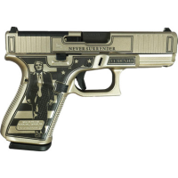 Glock G19 Gen 5 Custom Trump "Trump Fight/Never Surrender" Handgun 9mm , 4.02" Barrel, 15 rnd [MPN:PA195S203MOS MODTF]