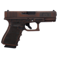 Glock 19 Gen 3 Custom "Trump 2024" Compact Handgun 9mm Luger 15rd Magazines (2) 4.02" Barrel Distressed Red USA