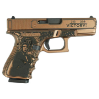 Glock 19 Gen3 Custom "Trump 47th Victory" 9mm, 4" Barrel, 15 rnd - Bronze [MPN:PI1950203 MOD TDM]