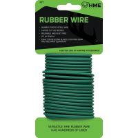 Hme Rubber Wire 25' Green -
