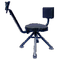 Benchmaster Four Leg Ground Blind Chair Shooting Chair