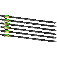 Traditions Crackshot Xbr, Trad A2217 Crackshot Arrows 6
