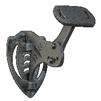 Skull Hooker XXL Bone Bracket Large and XL Game Black