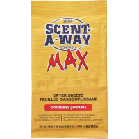 Hunters Specialties Scent-a-way Max, Hs 07707 Scentaway Unscented Dryer Sheet