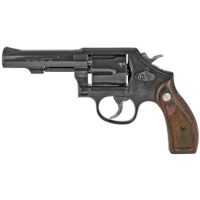 Smith & Wesson 150786 10 Classic 38 S&W Spl +P 6rd 4" Blued Blued Carbon Steel Wood Grip