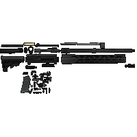 Tacfire Lower Parts Kit, Tacfire Ss-rk556-lpk 556 Rfl Build Kit